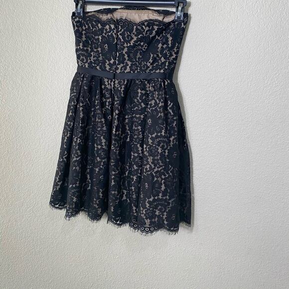 Robert Rodriguez  Lace Strapless  Black Dress - Picture 6 of 8